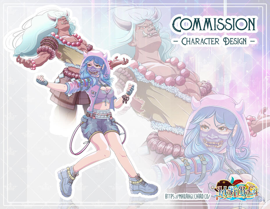 Commission Oni x Cyberpunk